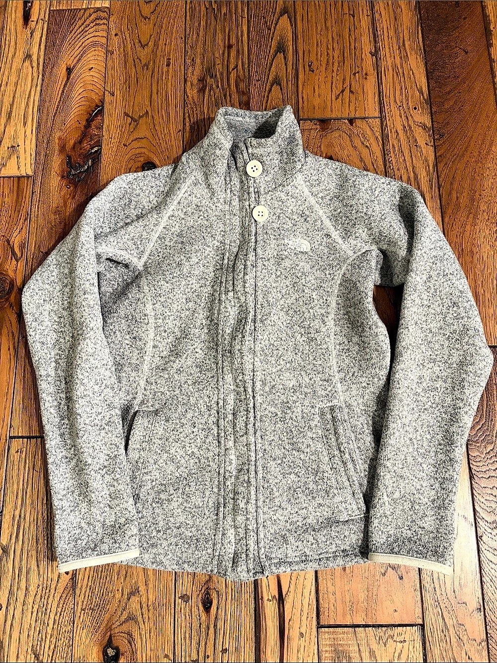 The North Face Women's Sweater Fleece Jacket Gray